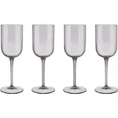 Blomus FUUM Set 4 Weißweingläser, Weinglas, Wein Glas, Glas farbig, Fungi, 280 ml, 63942