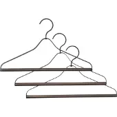 Ferm Living - Kleiderbügel (3er-Set), schwarz