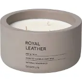 Blomus Duftkerze Fraga Royal Leather Beige Satellite 25 Stunden 6,5 cm