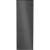 Bosch Serie 4 KGN492XCF, 440 l, SN-T, 11 kg/24h, C, Fresh Zone Fach, Schwarz, Edelstahl