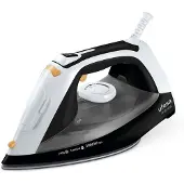 Ufesa PV3650 Mérida, Trocken- & Dampfbügeleisen, Keramik-Bügelsohle, 45 g/min, Schwarz, Weiß, 0,4 l, Eingebaut