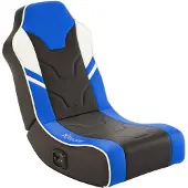X Rocker Shadow 2.0, Konsolen-Gamingstuhl, Gepolsterter Sitz, Gepolsterte Rückenlehne, 3DS, Nintendo NES Classic, Nintendo Switch, Nintendo Wii U, PSP / PSP Slim, PlayStation 4,..., Weiß, Blau, Weiß