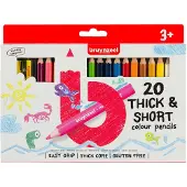 Bruynzeel Kids Jumbo-Buntstift kurz 20er Kartonetui