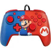 PDP Controller Faceoff Deluxe+Audio Mario für Nintendo Switch 500-134-EU-C1MR-1