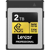 Lexar Professional Gold CFexpress-Karte Type B R3600/W3300 MB/s – 2TB