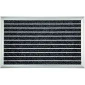 Astra Fußmatte "Exclusiv Mat" Gr. 16, grau (anthrazit), B:45cm H:13mm L:75cm, Kunstfaser, Teppiche, Fußmatte, Schmutzfangmatte, strapazierfähig, Aluminium Rahmen