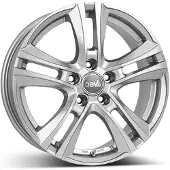 DBV 17 Zoll Alufelge ANDORRA II 7,0x17 5/114,3 ET48 hyper silber Felge