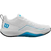 Wilson Tennisschuhe Wilson Rush Pro Lite OZ Herren White / Atomic Blue / Navy Blazer-Schuhgröße 47,5