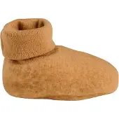 Fixoni Krabbelschuhe - Wolle - Brown Sugar - - 74/80 - Krabbelschuhe