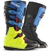 Gaerne GX-J Kinder Schwarz Blau Gelb Motocross Stiefel Größe 38