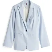 Tommy Hilfiger Sakko WW0WW39977 Himmelblau Regular Fit