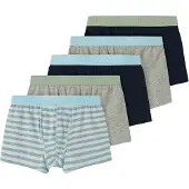 Name it Boxershorts - Noos - 5er-Pack - NkmBoxer - Aquamarin - - 6 Jahre (116) - Boxershorts