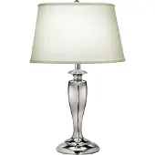 Elstead Lighting Stuyvesant Tischleuchte E27 Poliertes Nickel
