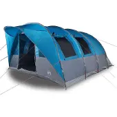 vidaXL Tunnelzelt 5 Personen Blau Wasserdicht