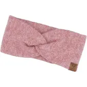 Maximo Stirnband , Mädchen, Gr. 55/57, rosa (dusty rose), Strick, Materialmix, meliert, Mützen Stirnband, doppelt gestrickt, wärmend, weich