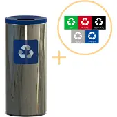 Alda Eco - Prestige Abfallbehälter 45l - Blau