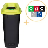 Plafor - Prullenbak 90l – Recycling – Grün