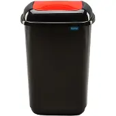 Plafor - Quatro Mülleimer 45l – Recycling – Rot