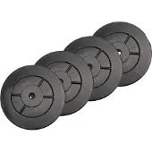 Iron gym Hantelscheiben 4 x 5 kg Ø 25 mm - Kurzhantelgewichte - Plattenset - Langhantelgewichte