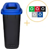 Plafor - Prullenbak 90l – Recycling – Blau