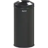 Alda - Feuerfester Mülleimer 12l – Schwarz
