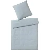 Elegante Leinen-Bettwäsche Pure Farbe pastell-grün Größe 135x200+80x80cm