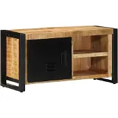vidaXL TV-Schrank 80x30x40 cm Raues Massivholz Mango