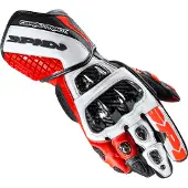 Spidi Carbo Track Evo Schwarz Rot Weiß Handschuhe Größe 3XL
