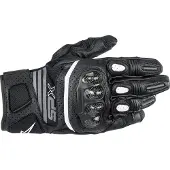Alpinestars Stella SP X Air Carbon V2 Schwarz Anthrazit Handschuhe Größe L