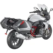 Givi Koffersatz V37 Silber Optik SILBER, ROT silber