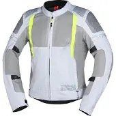 IXS Trigonis-Air Grau Gelb Motorrad Textiljacke Größe XL