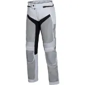IXS Trigonis-Air Hellgrau Schwarz Motorrad Textilhose Größe S