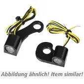 HeinzBikes Nano Led Armaturen-Blinker DYNA 90-17, SCHWARZ Aluminium