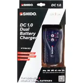 Shido Batterieladegerät Dual Canbus 1A schwarz für Lithium+Säure Unisexschwarz050 - Motorradteile - Batterien