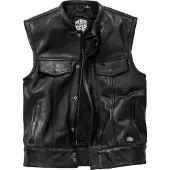 Spirit Motors Lederweste 2.0 Motorradbekleidung mit Taschen bei POLO