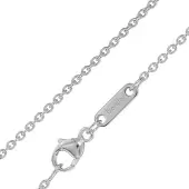 Trendor 35902 Halskette für Damen Silber 925 Ankerkette 42/45 cm