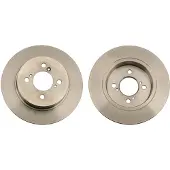 TRW Bremsscheibe DF6122 hinten, voll, 1 Stück