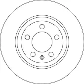 TRW Bremsscheibe DF4624, 1 Stück