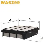 WIX FILTERS Luftfilter WA6299