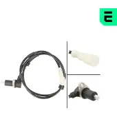 OPTIMAL ABS Sensor Raddrehzahl Hinten Rechts für FIAT PUNTO (176) 06-S244