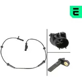 OPTIMAL ABS Sensor Raddrehzahl Hinten Rechts für FIAT GRANDE PUNTO (199) 06-S686