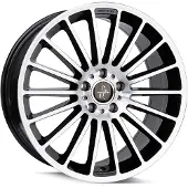 KESKIN KT15 Speed black front polish 8.5x19 ET45 - LK5/112 ML66.6 Felge Alu