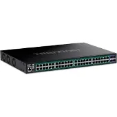 Trendnet TPE-3524SF - Switch - 52 Ports, Web - L2+ - Smart - 48 x 10/100/1000 (PoE+) + 4 x 10 Gigabit SFP+