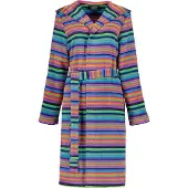 Cawö Bademantel 1454 Kapuze Damen Multicolor-44