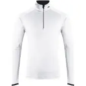 Kjus Ski-Pullover Feel Half Zip Herren White Black-Größe 54
