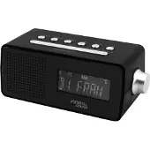 Soundmaster FS1, Uhr, DAB+, FM, LCD, Schwarz, AC, 164 mm