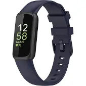 Cover-Discount Fitbit Inspire 3 - Silikon Ersatzarmband dunkelblau