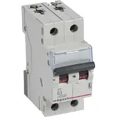 Legrand 404107 TX3 Leitungsschutzschalter B-Charakteristik, 3A, 2-polig, 10kA, 400VAC, 2TE