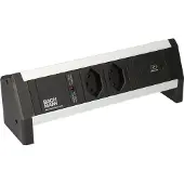 Bachmann Tischsteckdosenleiste DESK 1, 2x T13, 1x USB C