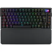 Asus ROG Azoth Extreme, Verkabelt & Kabellos, USB + RF Wireless + Bluetooth, Mechanischer Switch, QWERTZ, RGB-LED, Schwarz